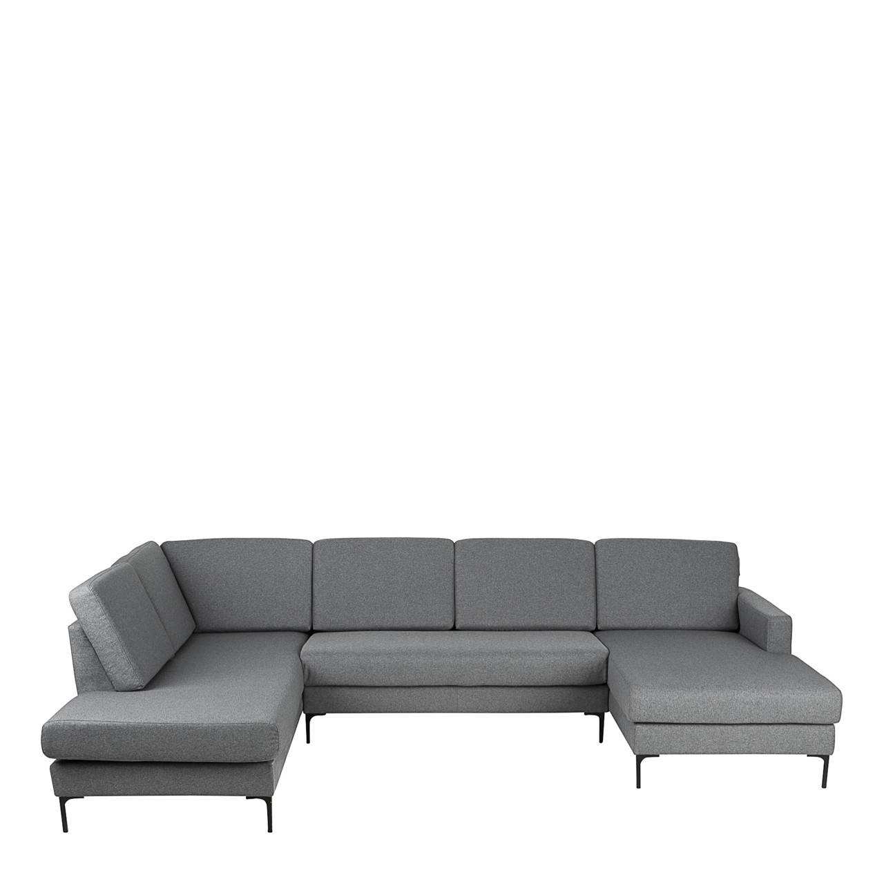RICHMOND grå u-sofa højrevendt // forventes på lager i efteråret