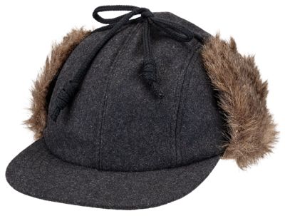 Stellar Kanut Sports Wool-Blend Faux-Fur Cap - Black - XL