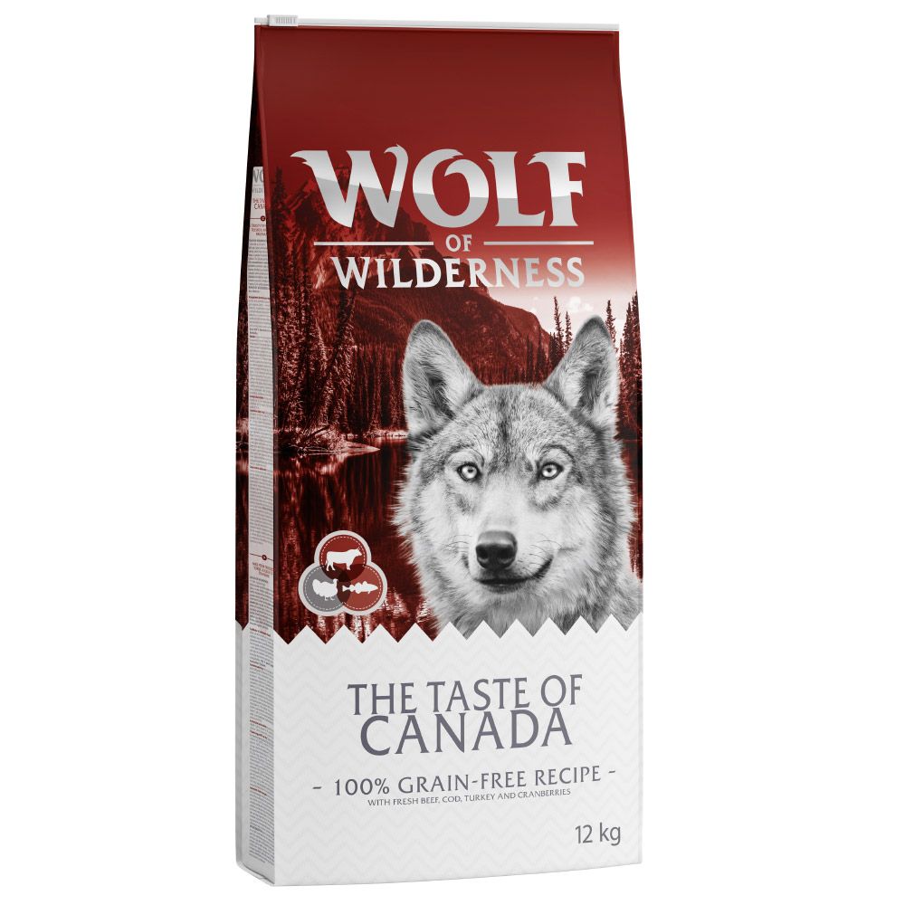 Wolf of Wilderness "The Taste of Canada" - with Beef & Turkey - 12kg
