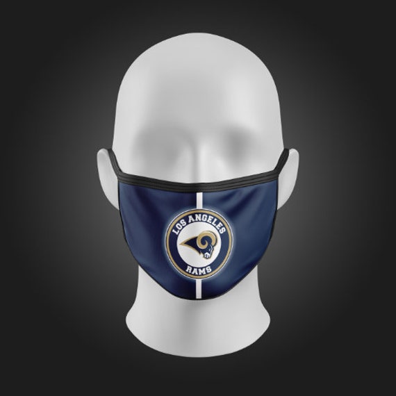 Kids Los Angeles Rams Face Mask Design With Filter Pocket