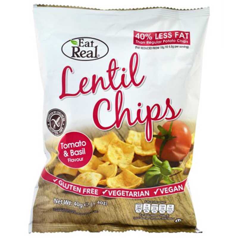Lins-chips "Tomato & Basil" 40g - 33% rabatt