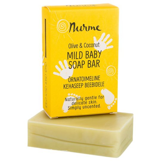 Nurme Mild Baby Soap Bar, 100 g