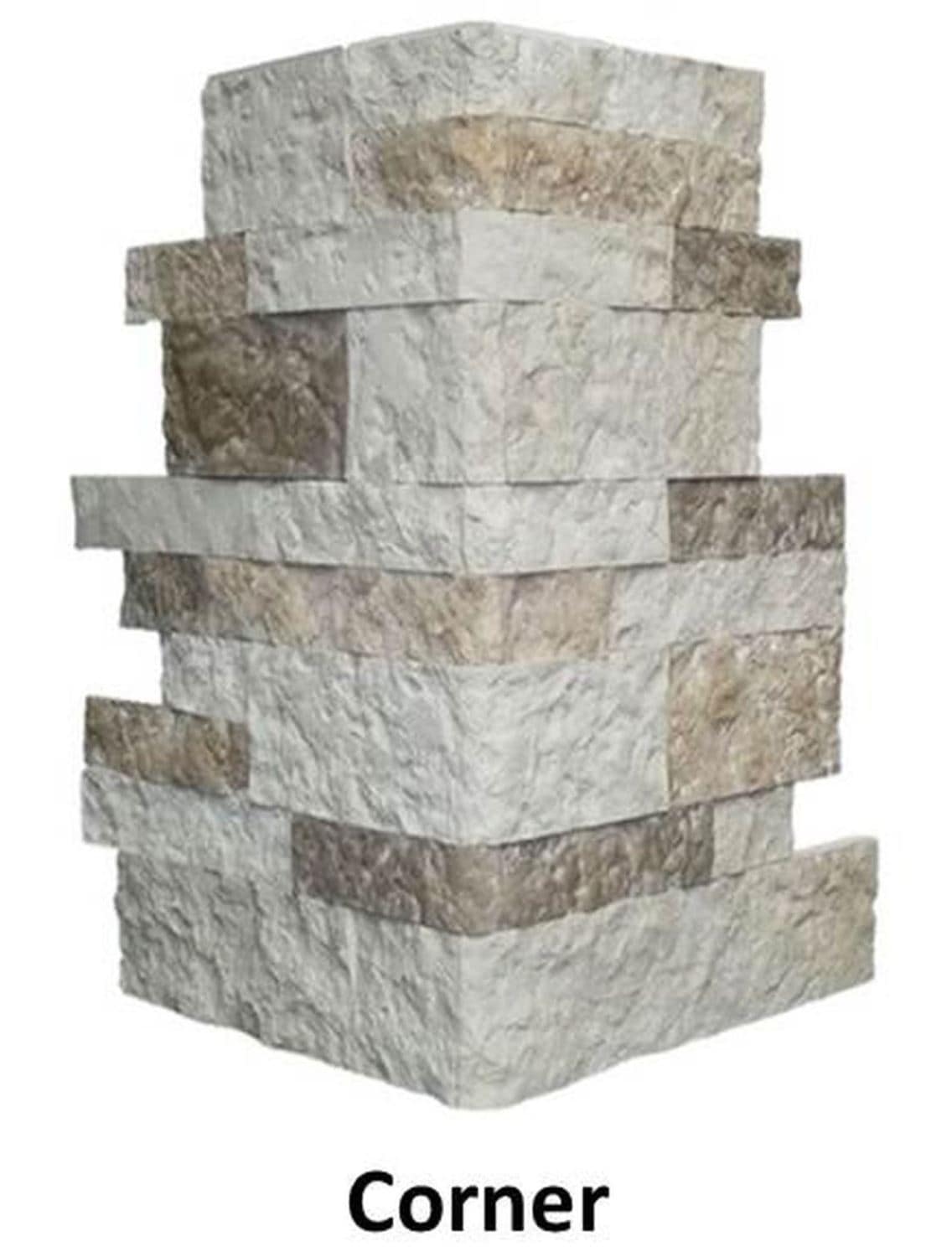 AirStone Corners/Finished End Stone 6-sq ft Autumn Mountain Blend Faux Stone Veneer in Brown | AMCES