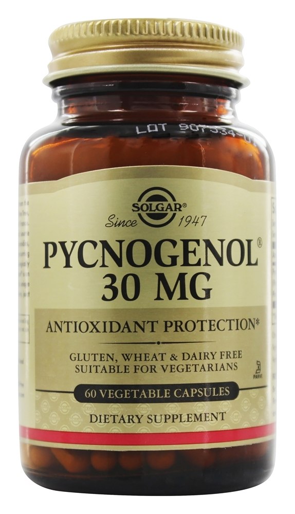 Solgar - Pycnogenol 30 mg. - 60 Vegetarian Capsules