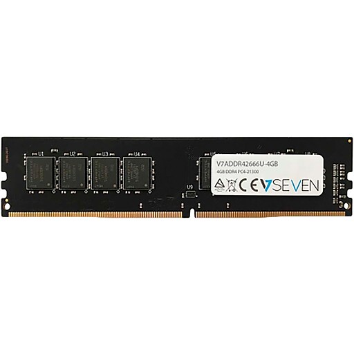 V7 4GB DDR4 288PIN DIMM Memory (V7ADDR42666U-4GB)