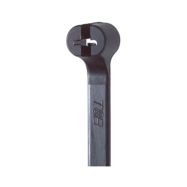 ABB TY523MX Buntebånd låsbare, værbestandig svart, 100-pakning 2,4 x 92 mm