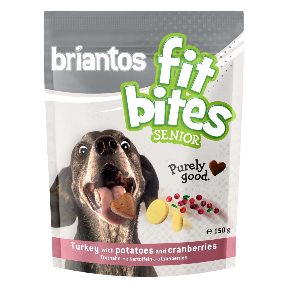 Briantos FitBites Senior - Turkey with Potatoes and Cranberries - 3 x 150g Pouch