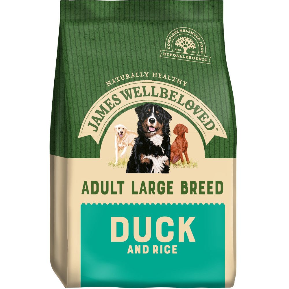 James Wellbeloved Adult Large Breed - Duck & Rice - 15kg