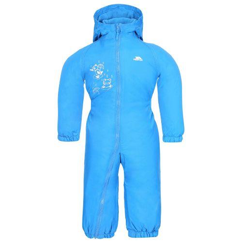 Trespass Kid's Padded Waterproof All-In-One Suit Various Colours Dripdrop - Cobalt 6 to 12 Months