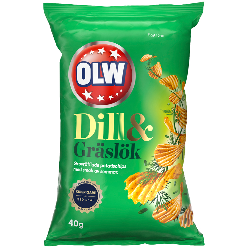 Chips Dill & Gräslök - 22% rabatt