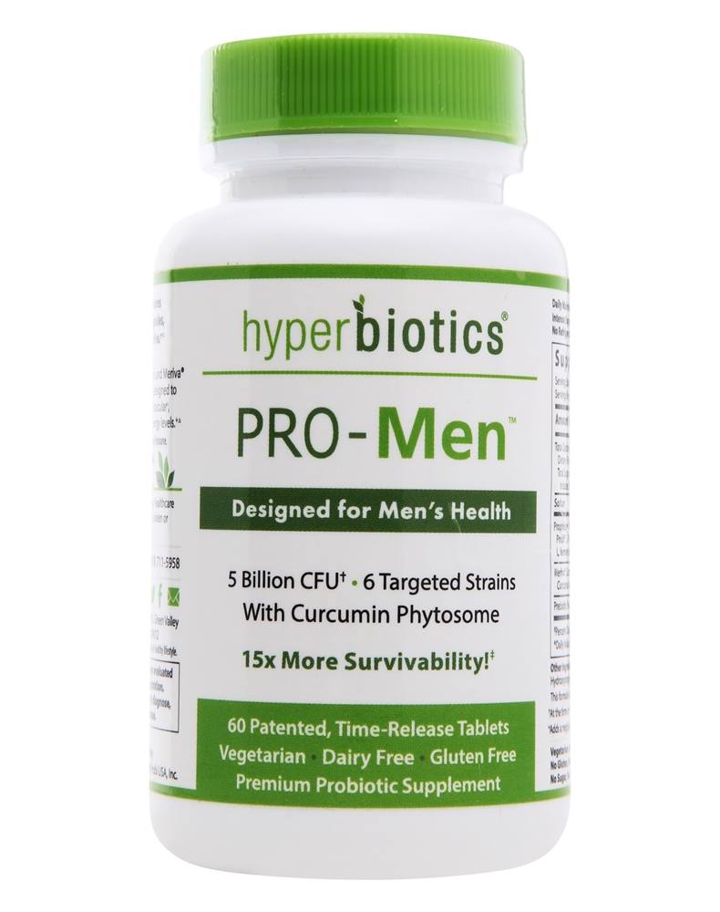 Hyperbiotics - PRO-Men Designed for Men's Health 5 Billion CFU - 60 Tablet(s)