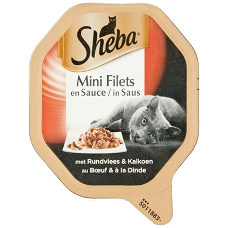 Kissanruoka "Mini Filets pihvi ja kalkkuna" 85 g - 20% alennus