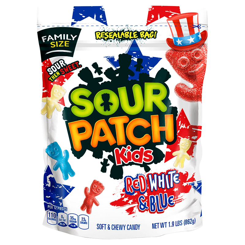 Sour Patch Kids Red White & Blue 862g