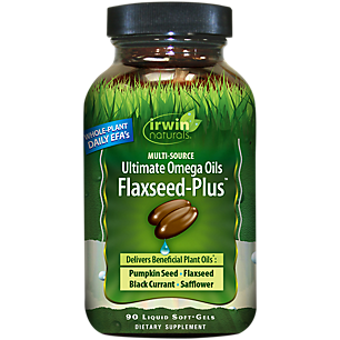 Ultimate Omega Oils Flexseed-Plus - Whole-Plant Daily EFA's (90 Liquid Softgels)
