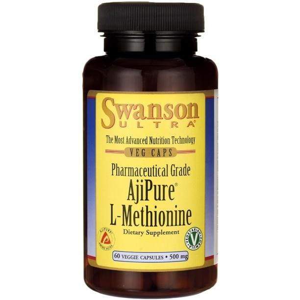 AjiPure L-Methionine, 500mg - 60 vcaps