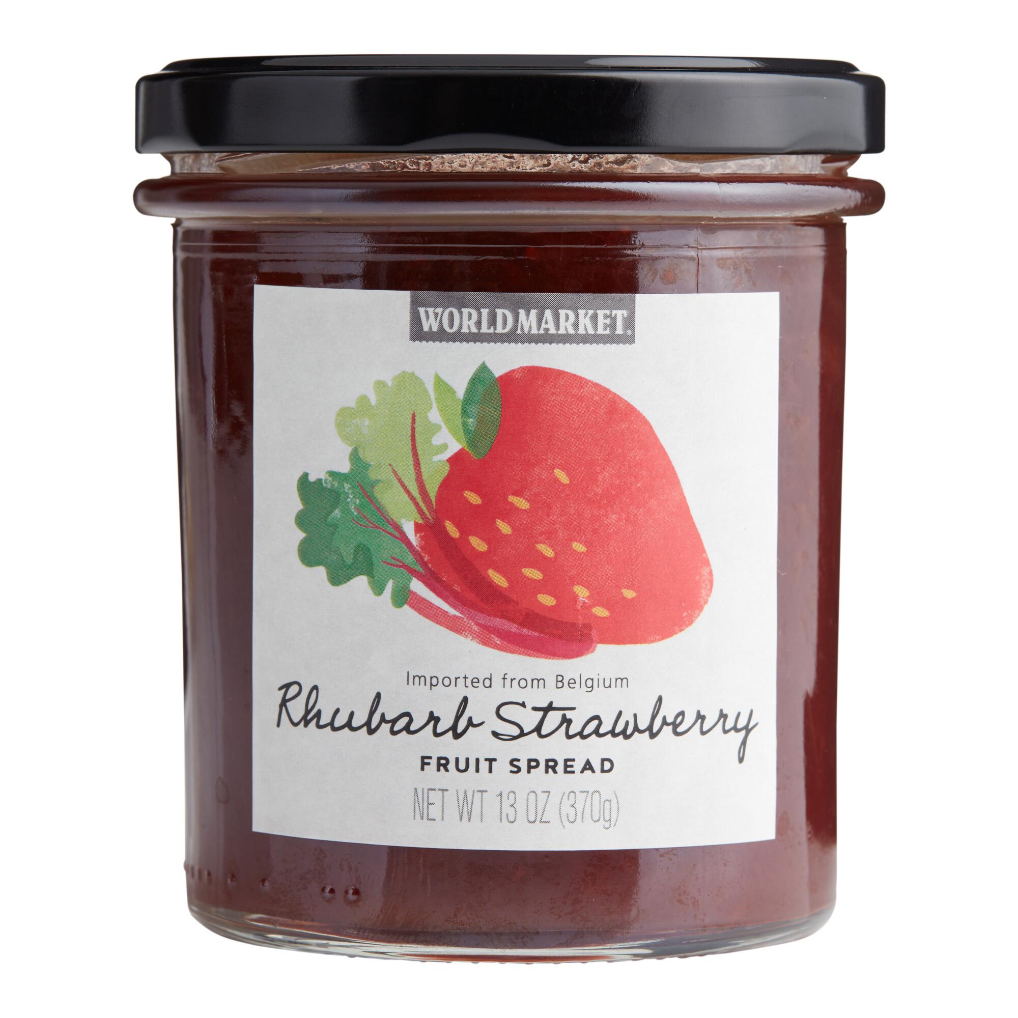 World Market Rhubarb Strawberry Fruit Spread Set of 2 by World Market