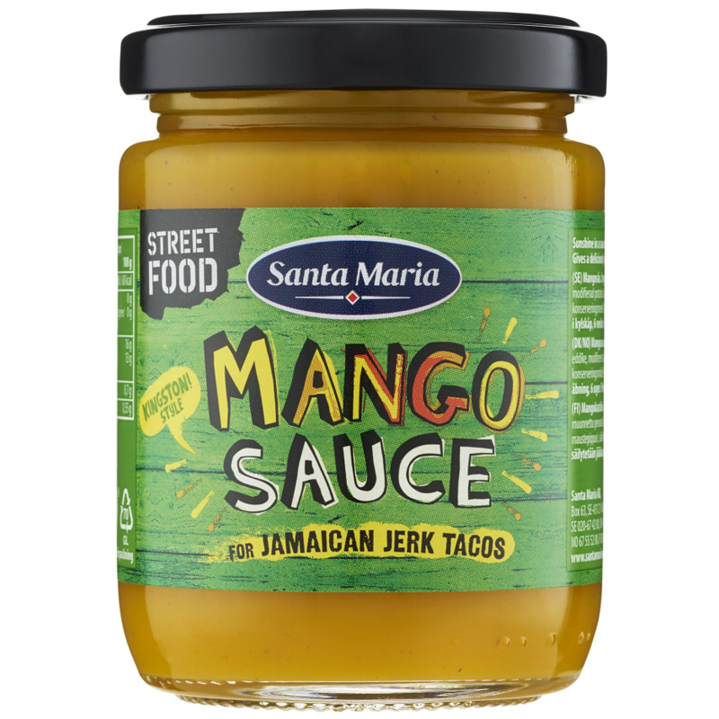 Mangosås "Jamaican Jerk" 160g - 50% rabatt