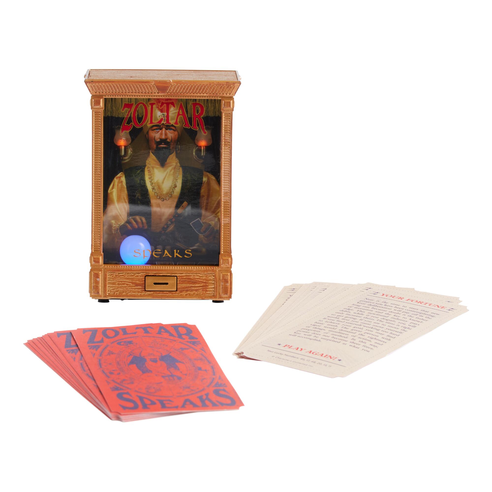 Zoltar and Fortune Cards Mini Kit: Red - Plastic by World Market
