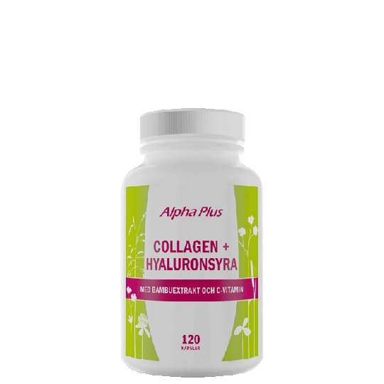 Collagen + Hyaluronsyra, 120 kapslar