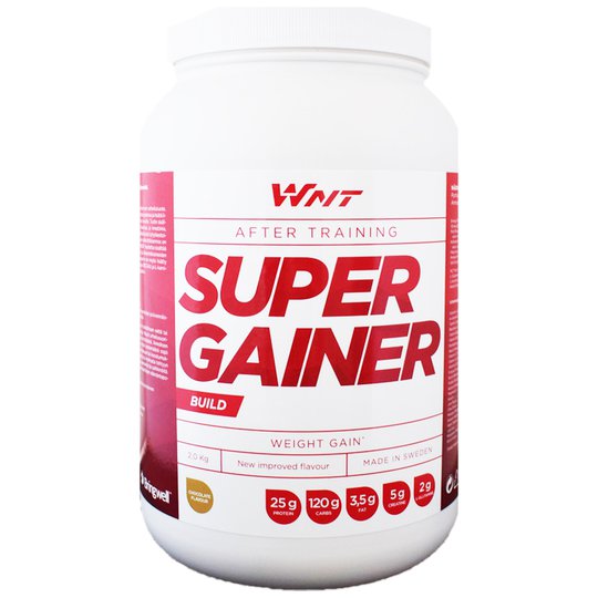 Proteiinijauhe "Super Gainer" Suklaa 2kg - 33% alennus
