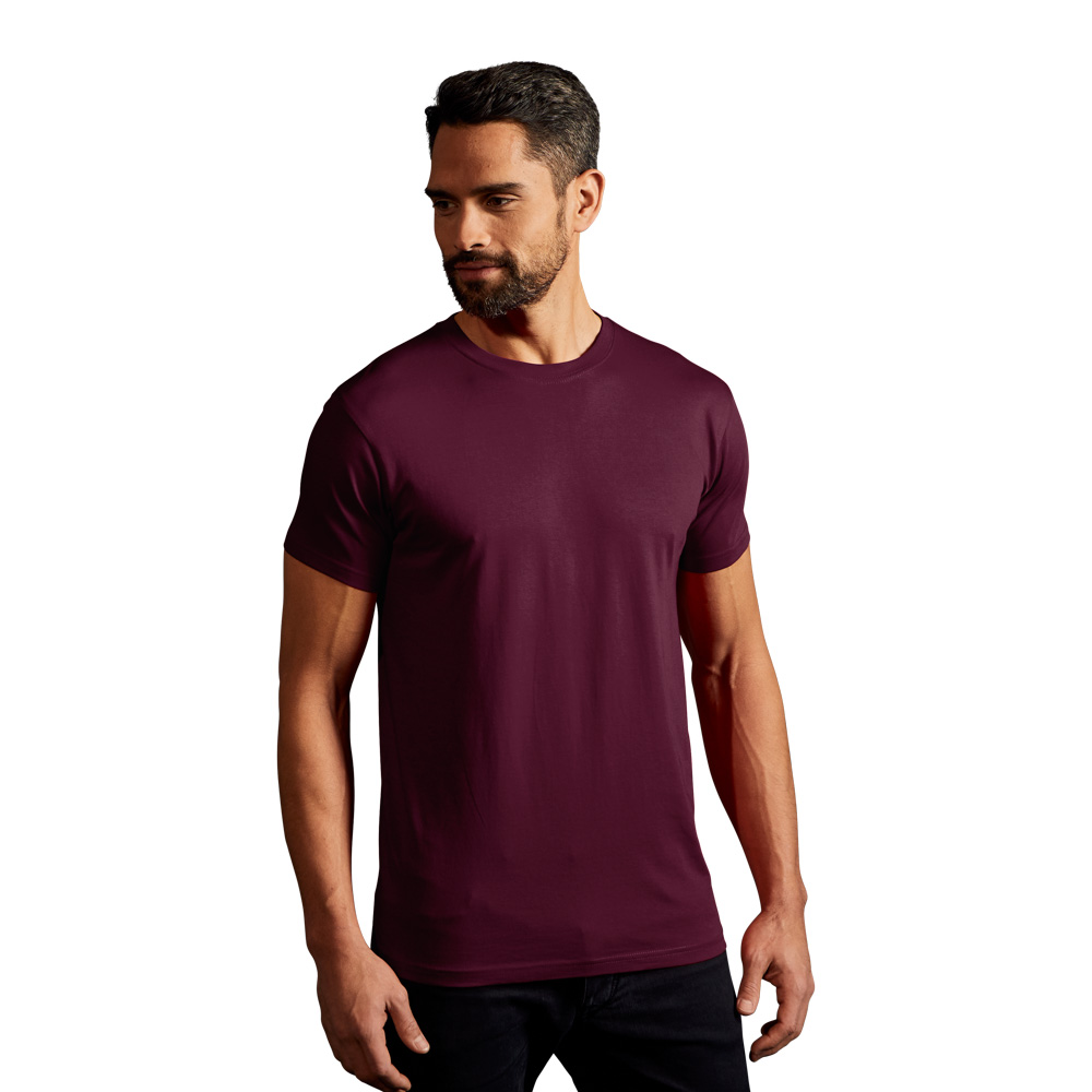 Premium T-Shirt Herren, Burgund, XL