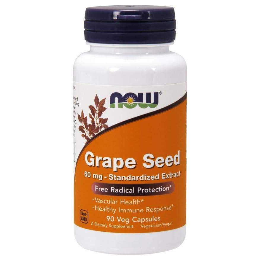 Grape Seed with Citrus Bioflavonoid Complex, 60mg - Standardized Extract - 90 vcaps
