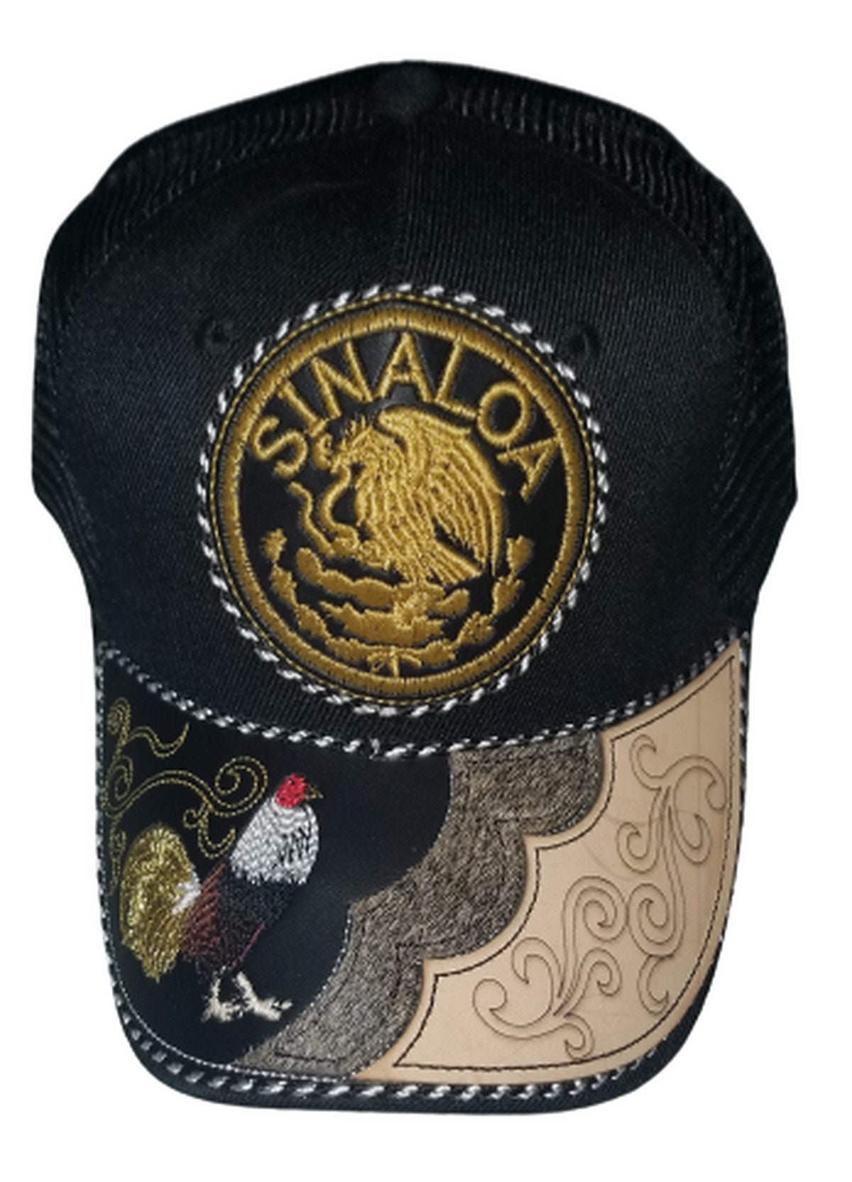 Sinaloa Gorra Charra Premium Handmade Hat Cap