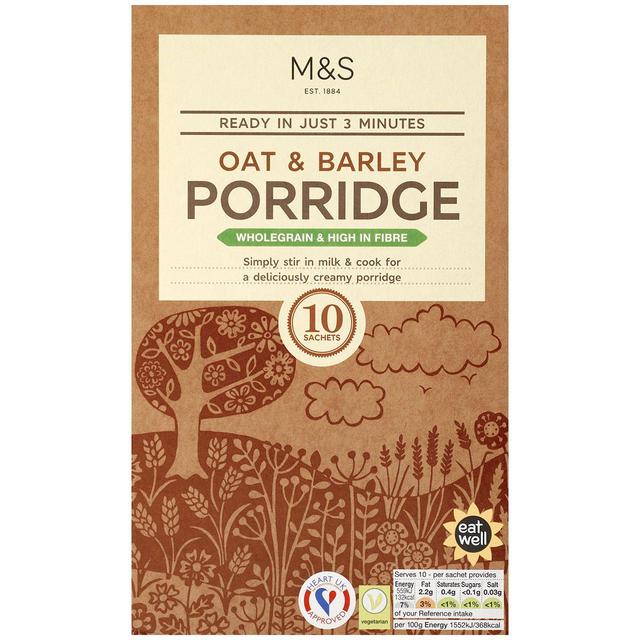 M&S Oat & Barley Porridge Sachets