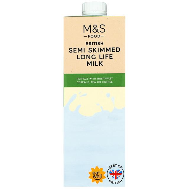 M&S British Semi Skimmed Milk Long Life