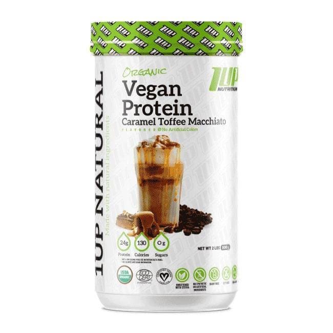 Organic Vegan Protein, Caramel Toffee Macchiato - 900 grams
