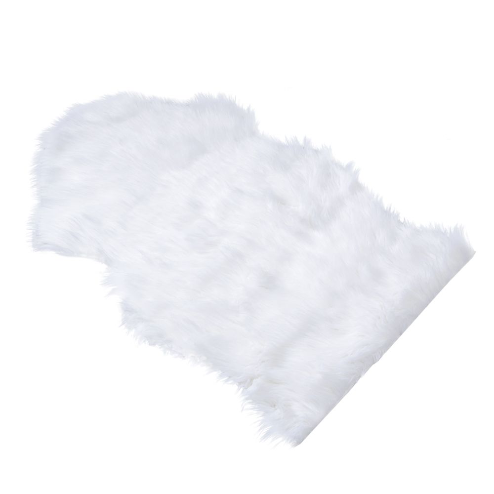 Smartpet Faux Sheepskin Rug - White: 90 x 60 cm (L x W)