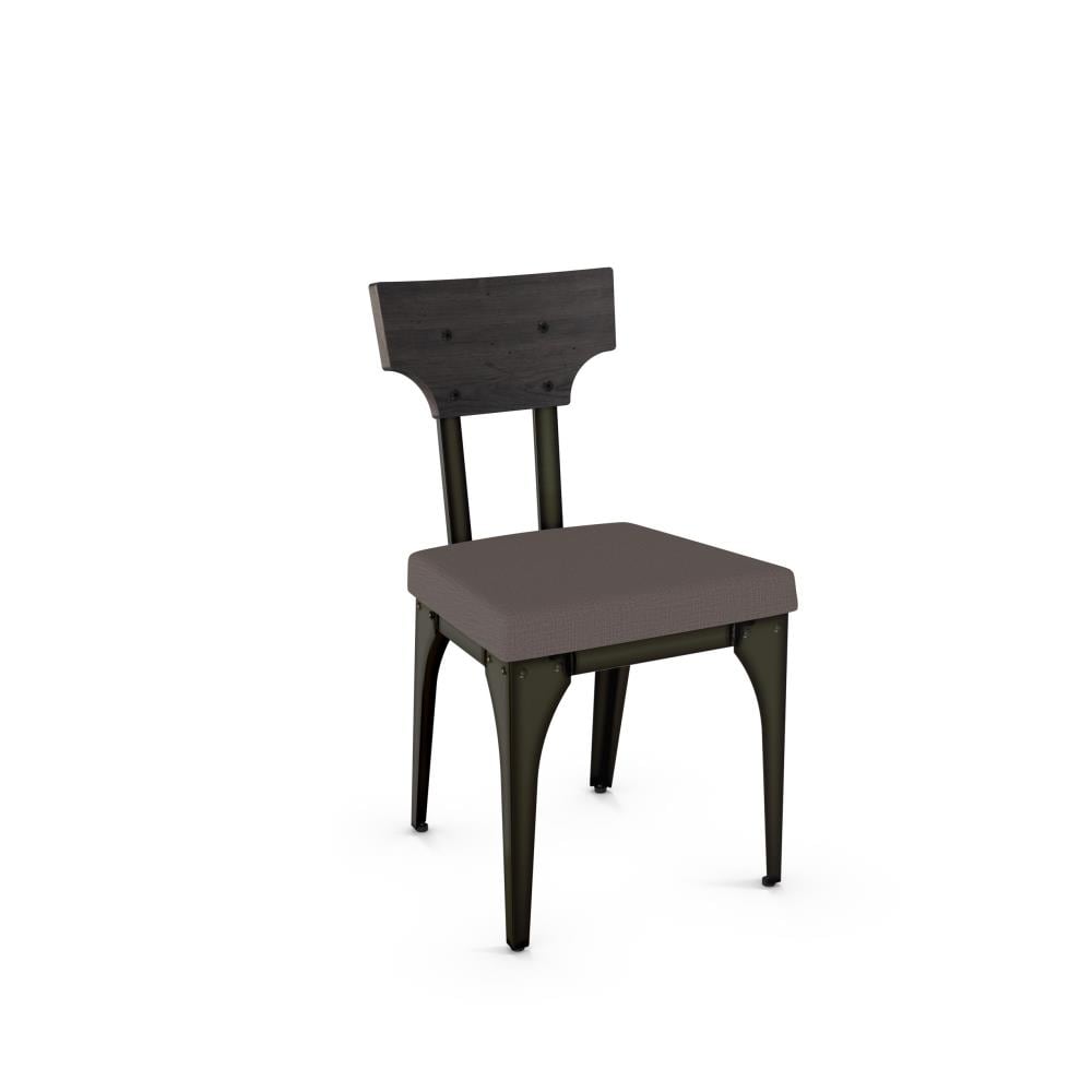 Amisco Set of 2 Rally Contemporary/Modern Polyester/Polyester Blend Upholstered Dining Side Chair (Metal Frame) in Gray | 31661-WE/2B51HDF484