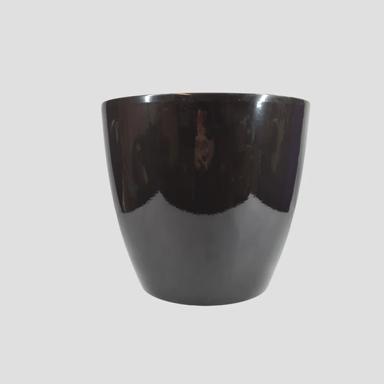 Buy xl Black Gloss Ceramic Planter - Large Indoor Planters Online