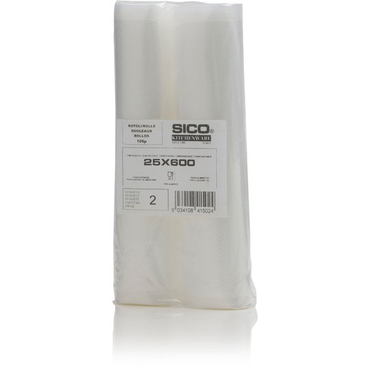 Sico 25x600 cm Rullar Vakuumpaketering 2-pack