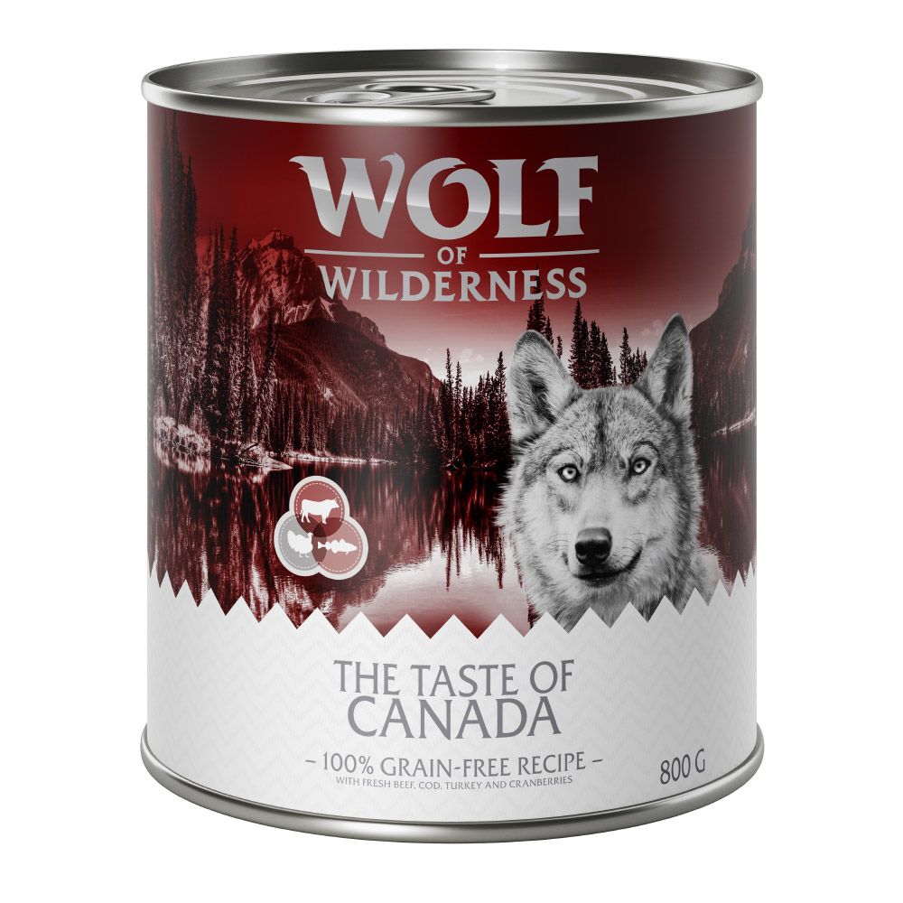 Wolf of Wilderness "The Taste of" Saver Pack 24 x 800g - The Taste of Scandinavia