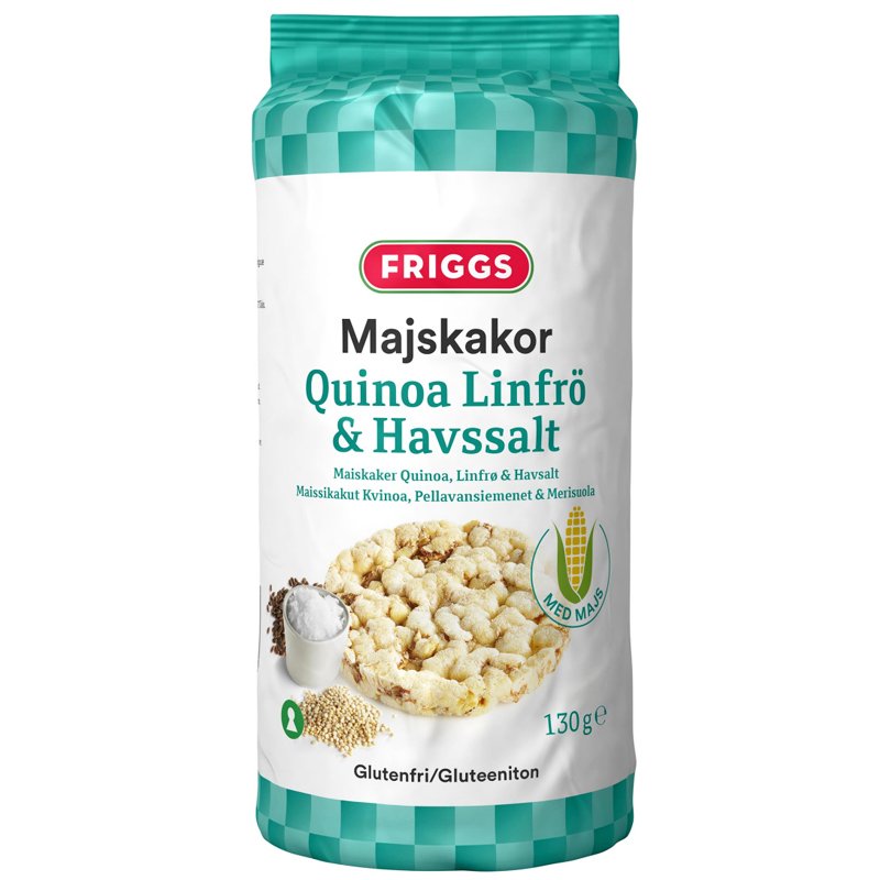 Majskakor Quinoa, Linfrö & Havssalt - 14% rabatt