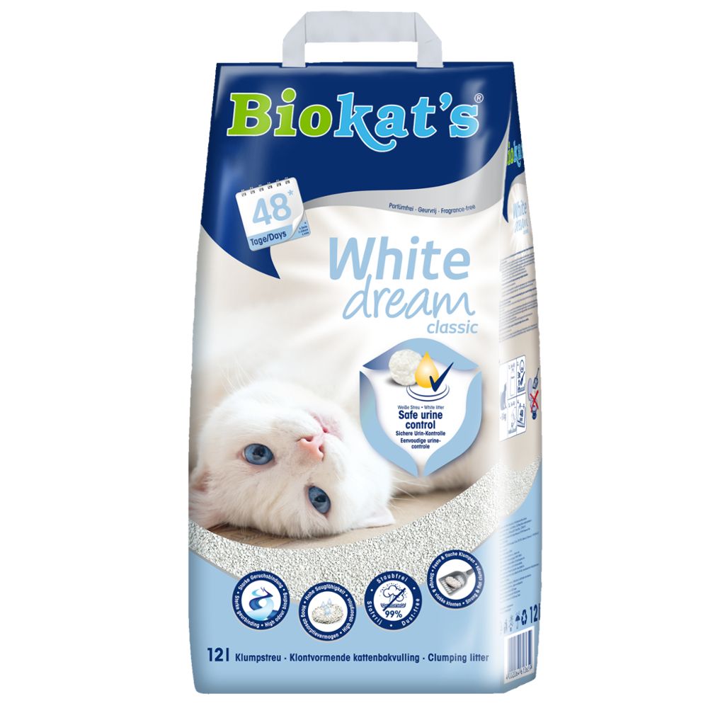Biokat's White Dream Cat Litter - 12l