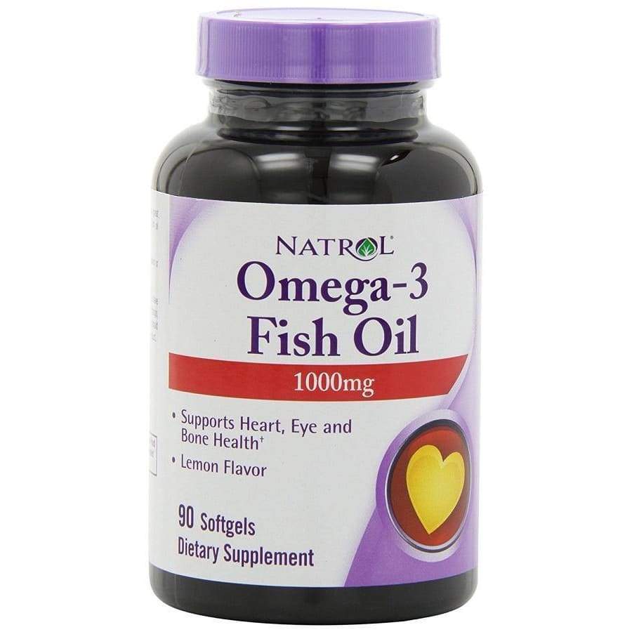 Omega-3 Fish Oil, 1000mg - 90 softgels