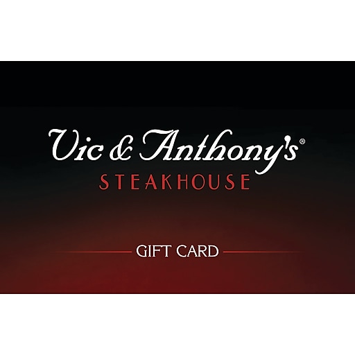Vic & Anthony's Steak House Gift Card $50 (Email Delivery)