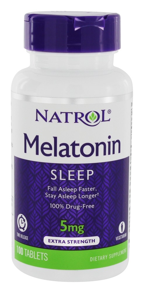 Natrol - Melatonin Sleep Time Release 5 mg. - 100 Tablets