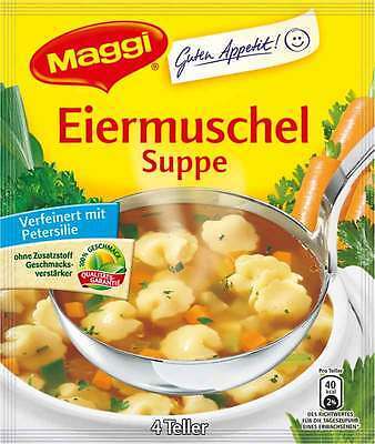 Maggi EIERMUSCHEL Soup - 4 servings -Made in Germany- FREE SHIP sAle exp.3.2021