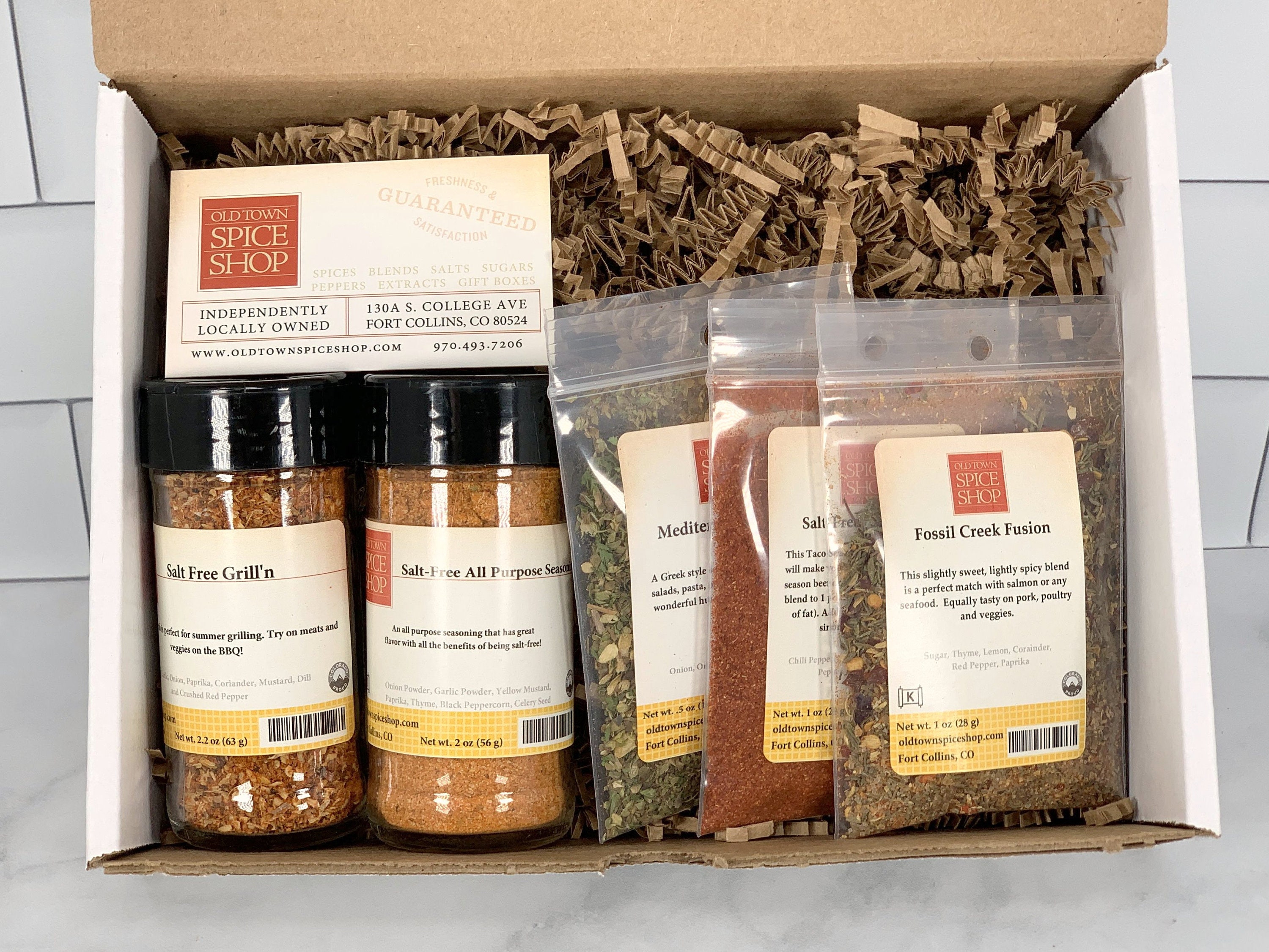 Simply Salt-Free Gift Box, Gourmet Spices, For Mom Or Dad