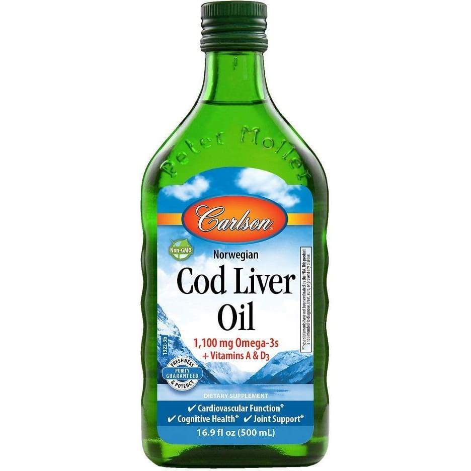 Norwegian Cod Liver Oil, 1100mg Unflavored - 500 ml.