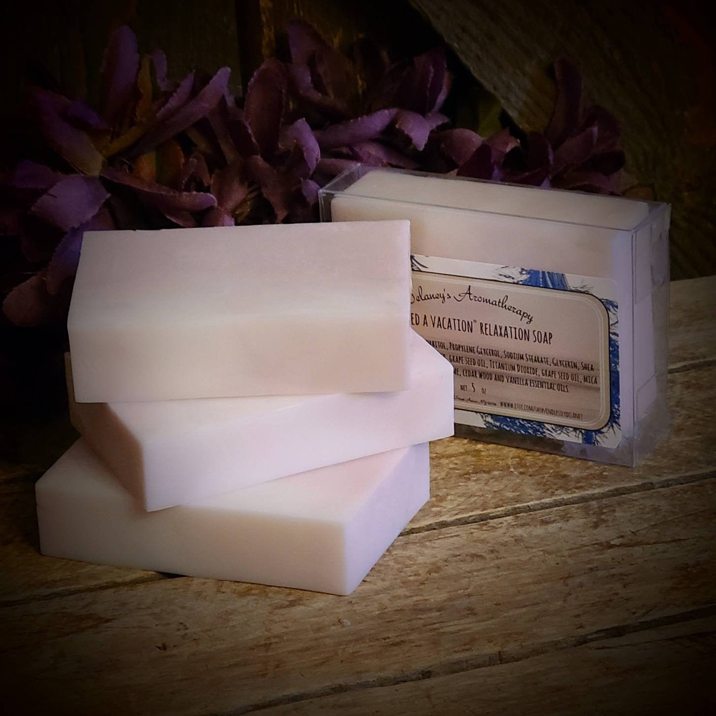 I Need A Vacation, Lavender Blend Soap, Relaxation Relaxing, Soothing, Relaxation, Essential Oils, Aromatherapy Bar Soap