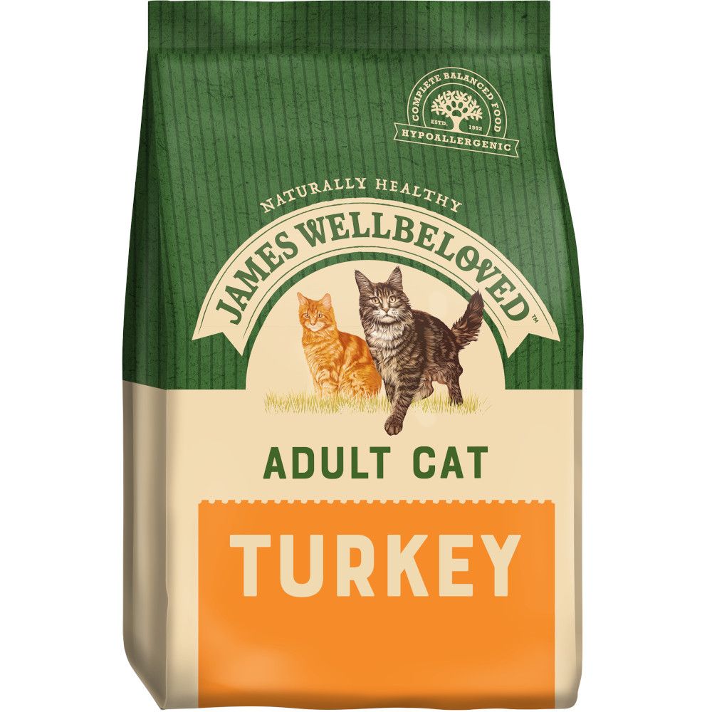 James Wellbeloved Adult Cat - Turkey - Economy Pack: 2 x 10kg