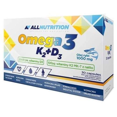 Omega 3, K2+D3 - 30 caps