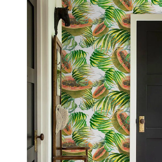 Buy Darcy Papaya Fruit Wallpaper online | Jeelabs.com