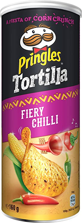 Pringles Tortilla Fiery Chilli 180g