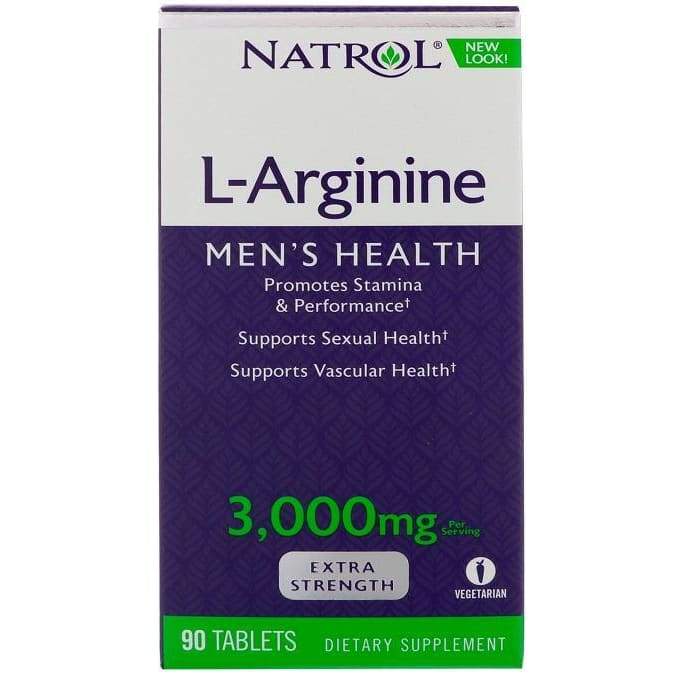 L-Arginine, 3000mg - 90 tablets