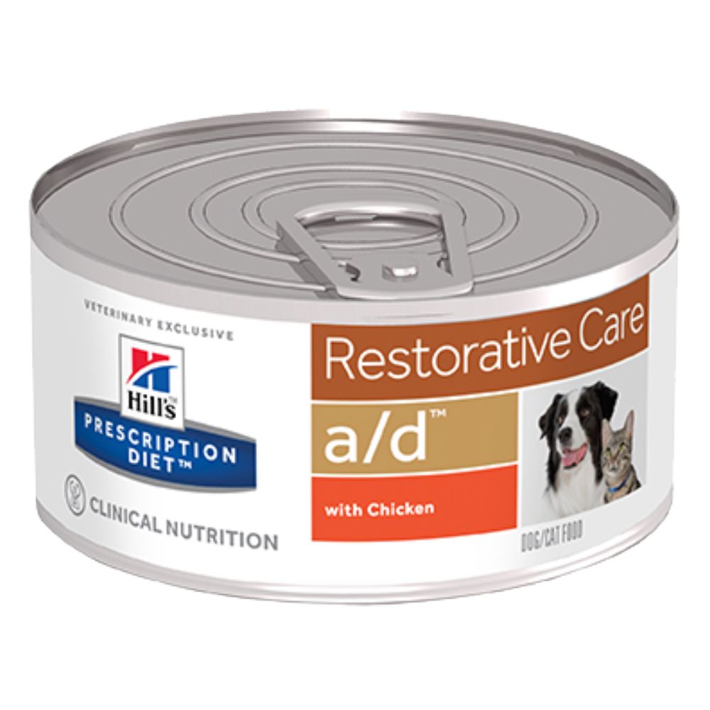 Hill's Prescription Diet Canine/Feline a/d Restorative Care - Chicken - Saver Pack: 24 x 156g